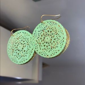Turquoise dangly earrings